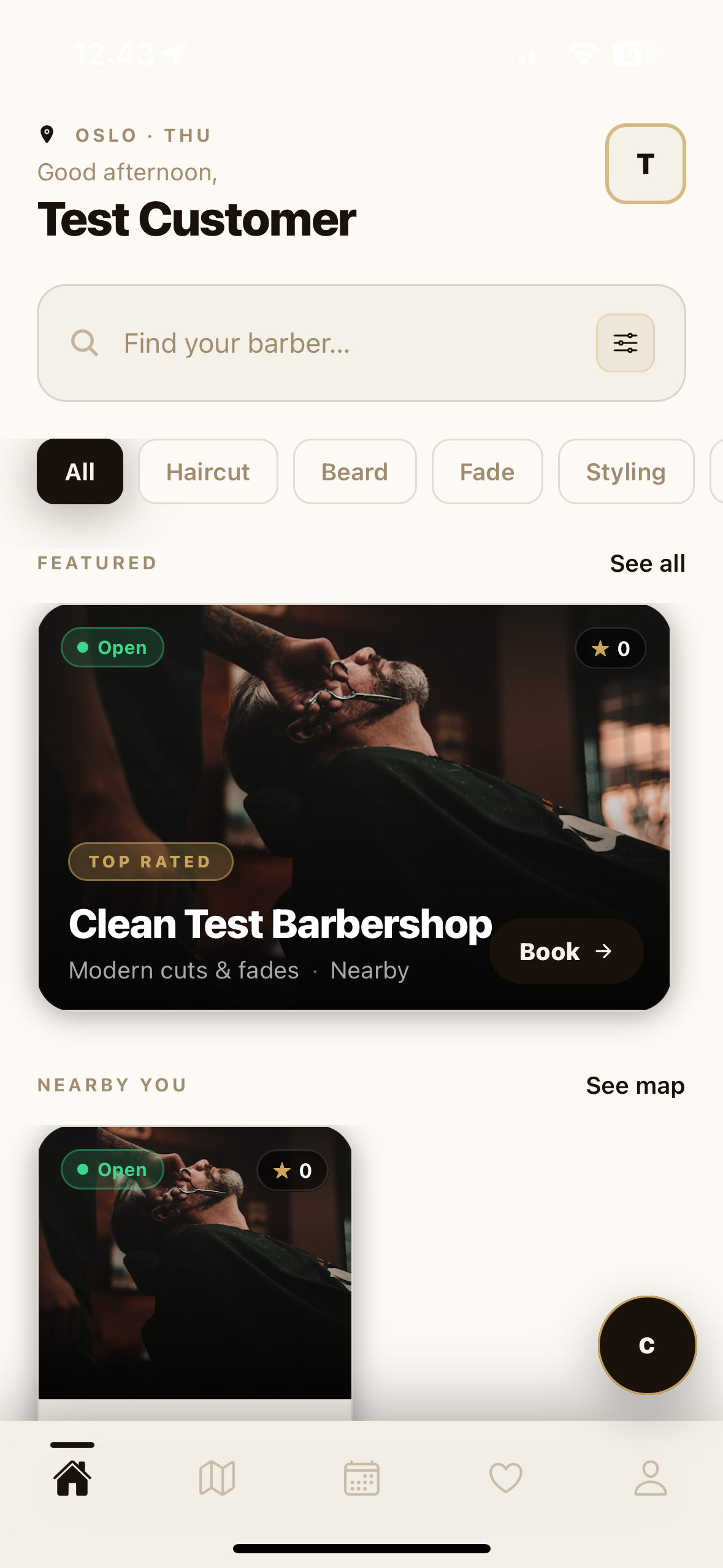 Flowa app screen